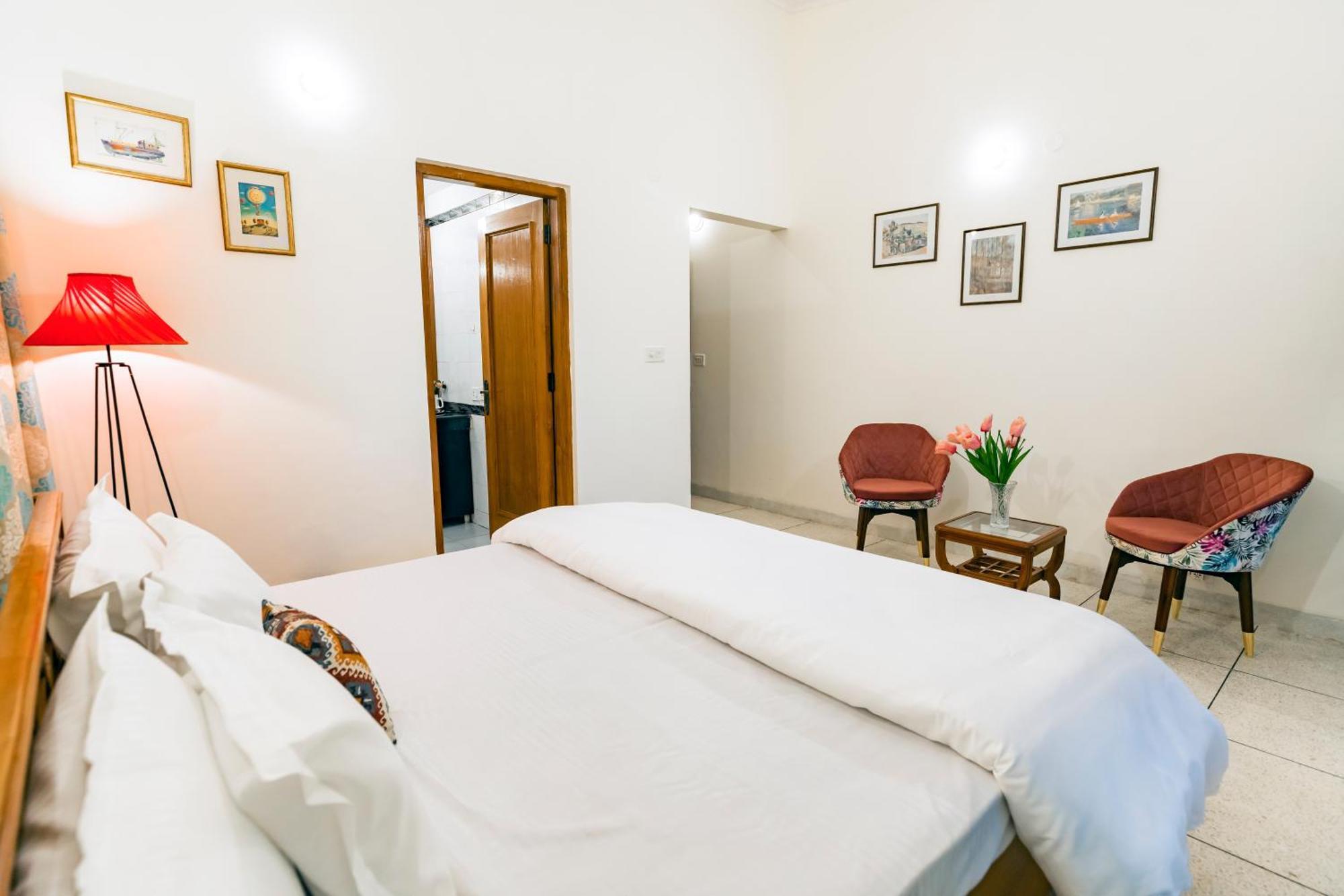 דהראדון Saffronstays Doon Garden Villa - Near Doon School And Mall Road מראה חיצוני תמונה