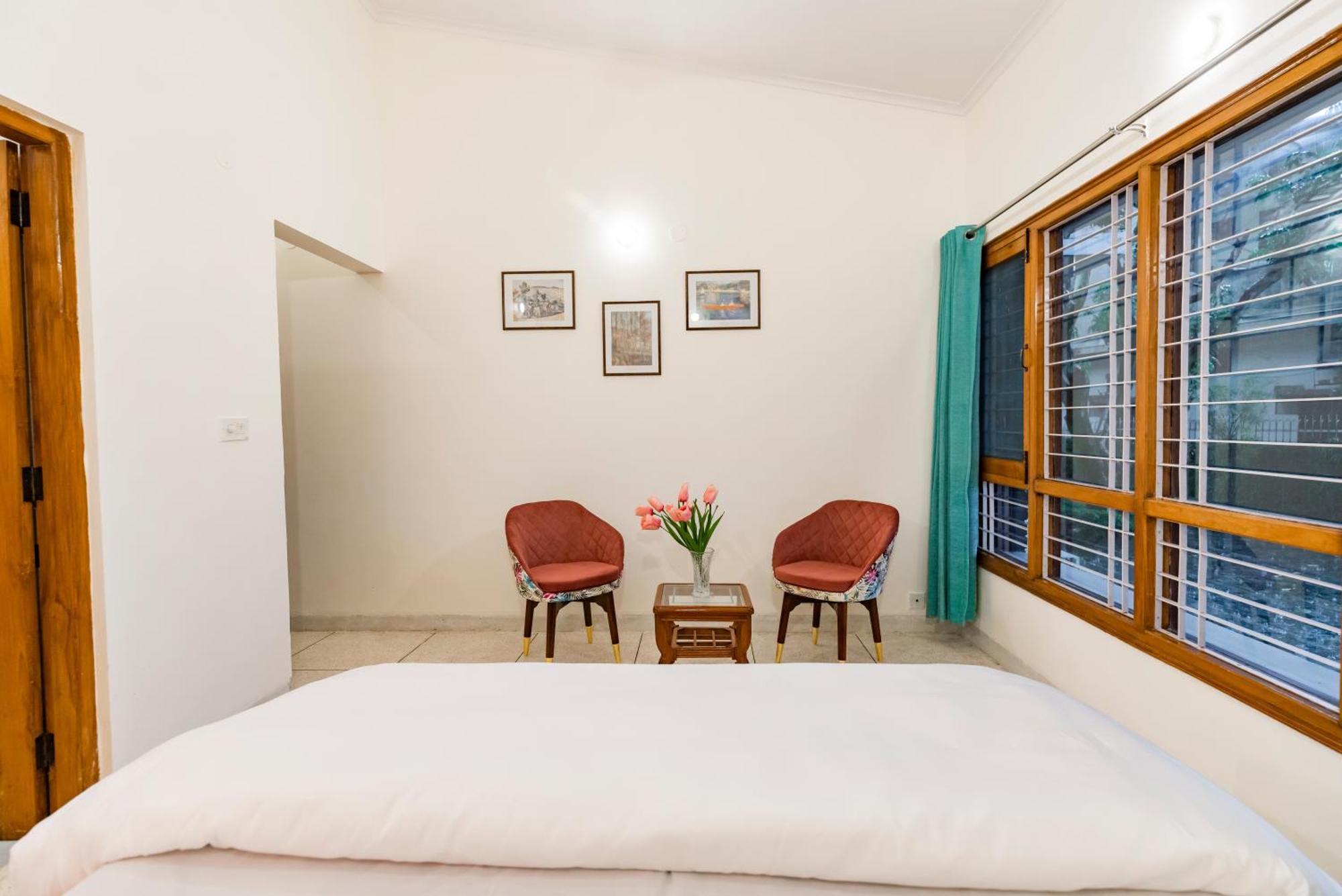 דהראדון Saffronstays Doon Garden Villa - Near Doon School And Mall Road מראה חיצוני תמונה